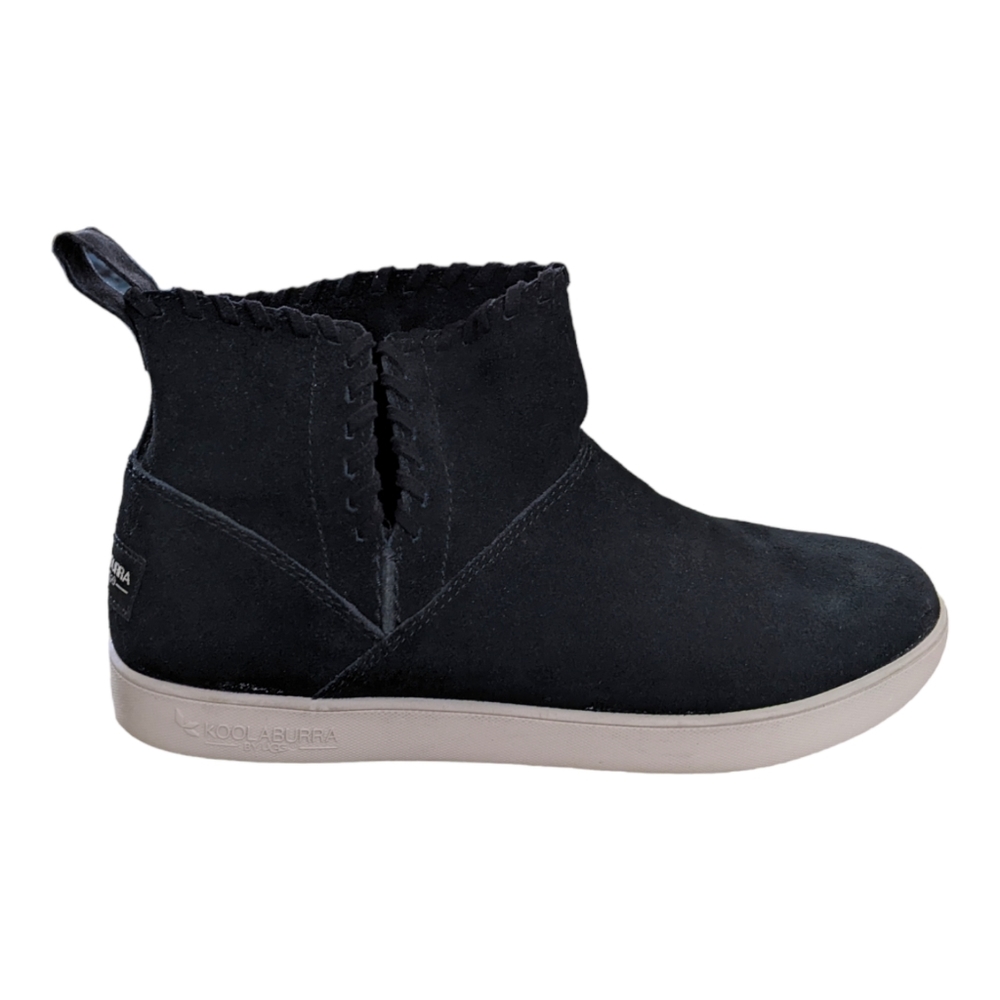 Koolaburra by UGG Women's Rylee Bootie Size 8 Black Suede 1092578